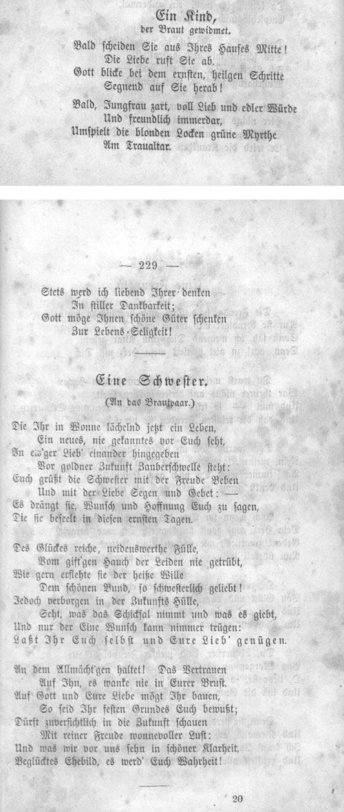 Gedichte zur Hochzeit