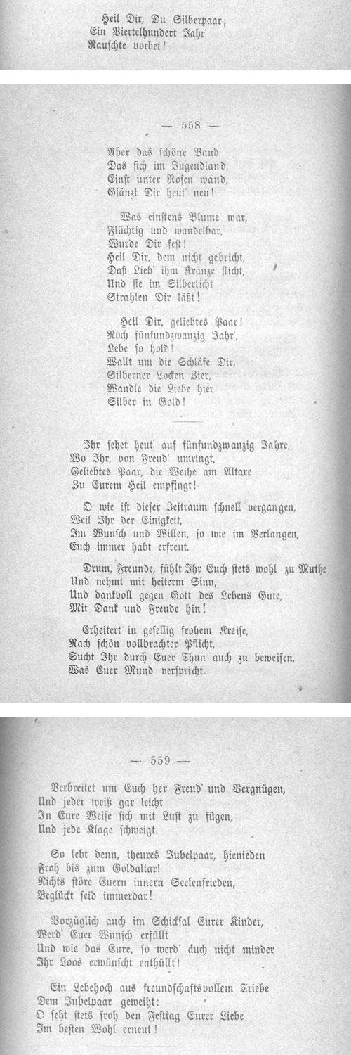 Silberhochzeit Gedichte