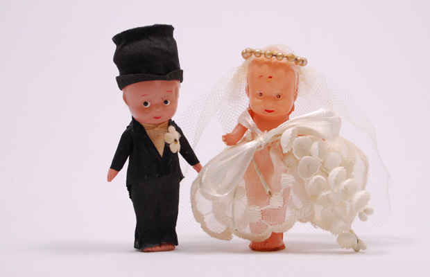 Tortenfiguren aus Celluloid